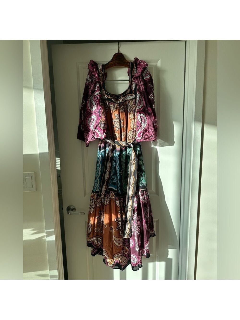 Farm Rio Multicolor Sweet Mermaids Midi Dress - Picture 9 of 10